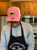 Malcolm in Pagosa Springs, Colorado rocking the pink On A Limb trucker hat